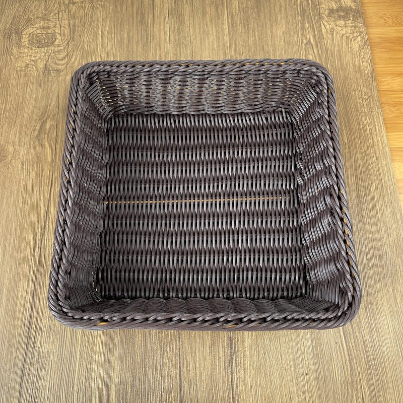 Women rectangular woven storage basket Stornfield
