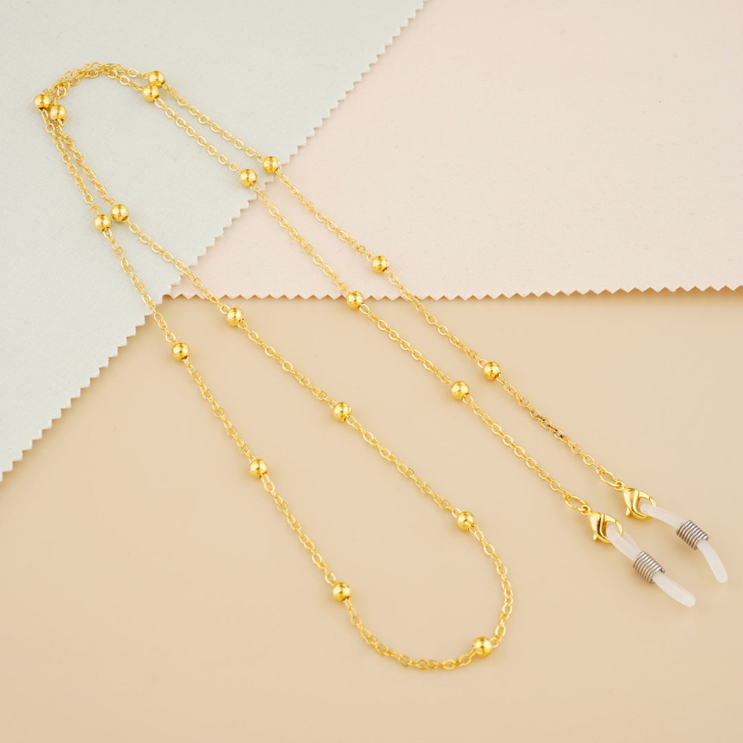Silver Bead Decorative Eyewear Holder Chain Stornfield