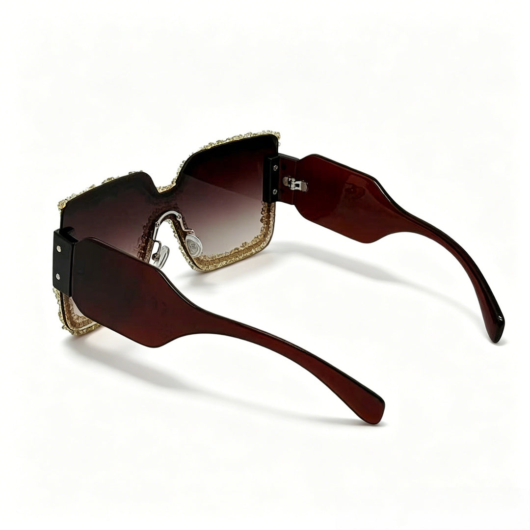 Women's fashionable safety glasses with unique crystal frame Stornfield