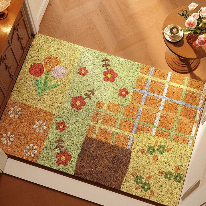 Decorative Floral Entry Mat