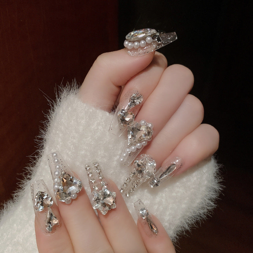 Decorative Crystal Embellished Nail Tips Stornfield