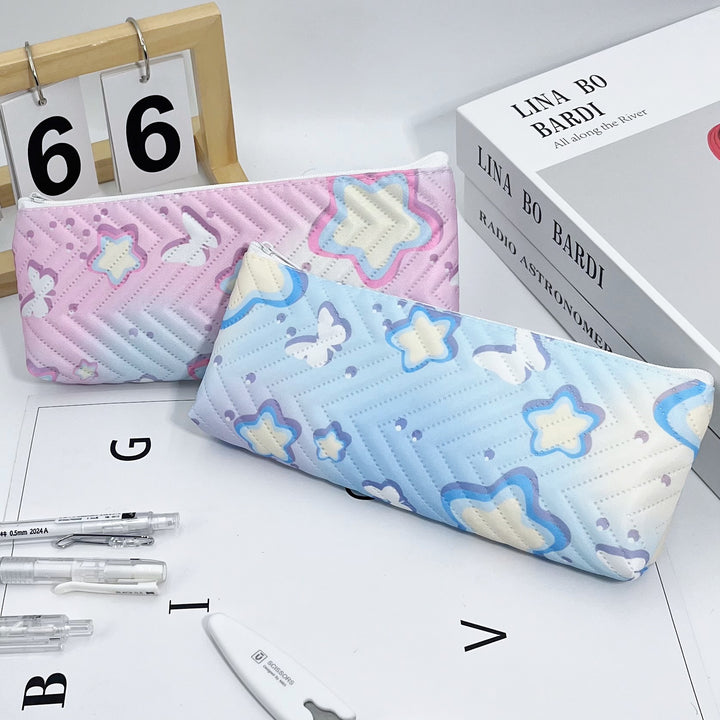 Quilted Butterfly Print Pencil Case Stornfield