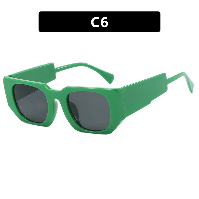 Ladies oversized sunglasses with geometric frame and UV protection Stornfield