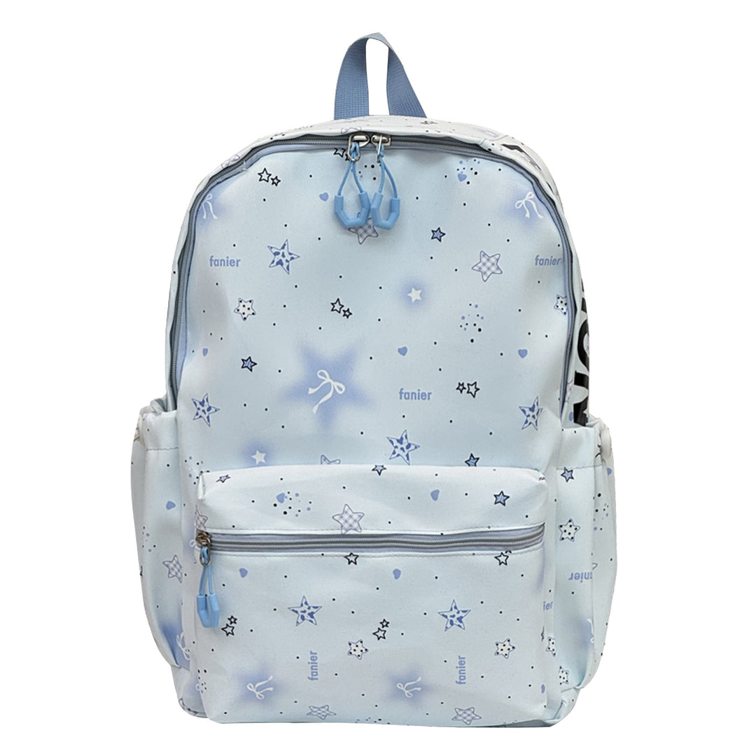 Casual Star-Patterned School Backpack Stornfield