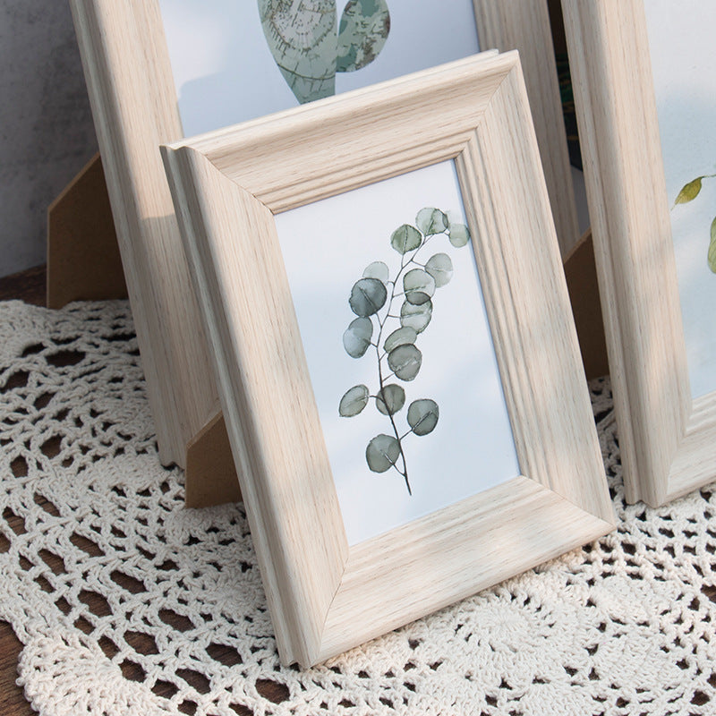 Rustic Wooden Photo Frame for Home Decor