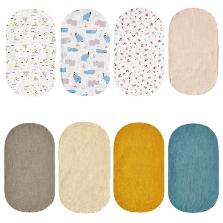 Cotton Muslin Crib Mattress Protector Stornfield