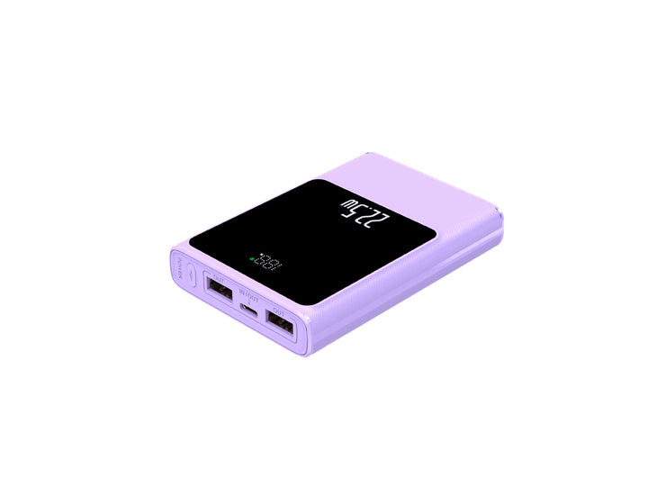 Portable power bank with smart LCD display and dual USB ports Stornfield