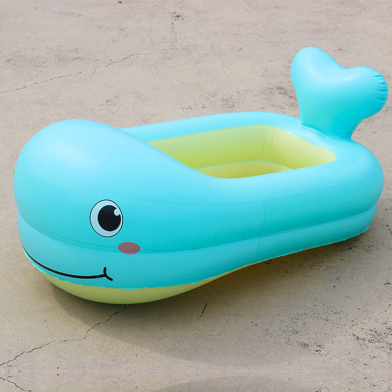 Women Inflatable Bathtub Lounger in the Shape of a Whale Stornfield