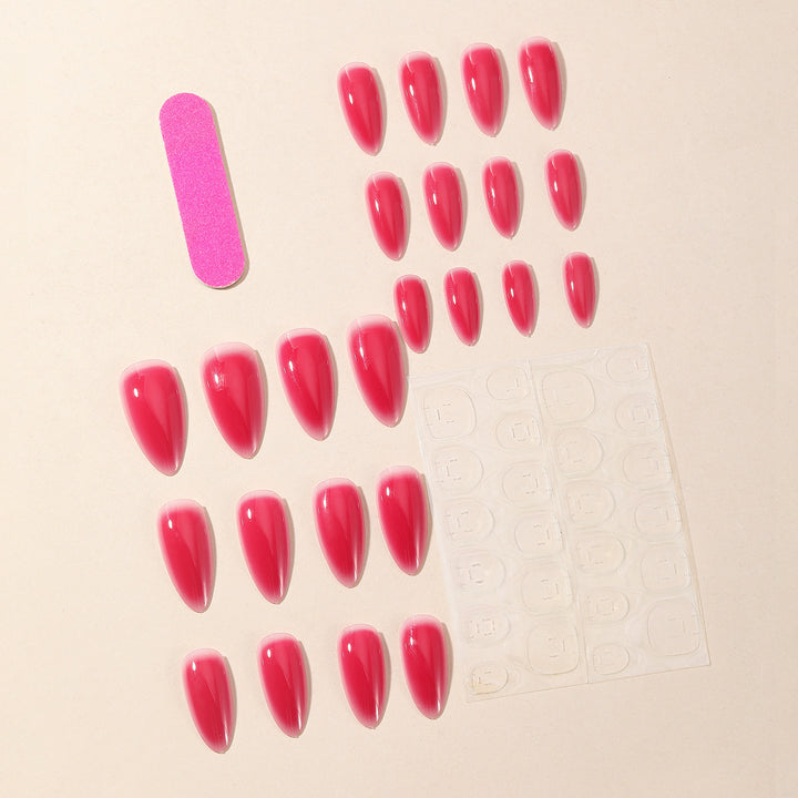 Glossy Ombre Stiletto Nail Extensions Stornfield