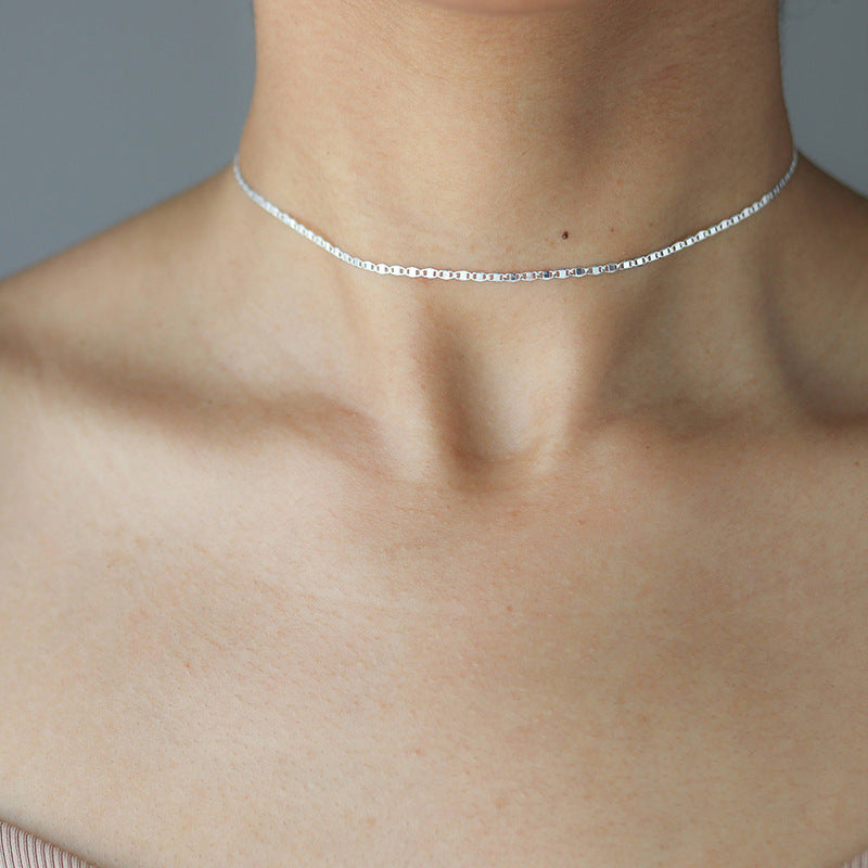 Stylish Silver Necklace Stornfield