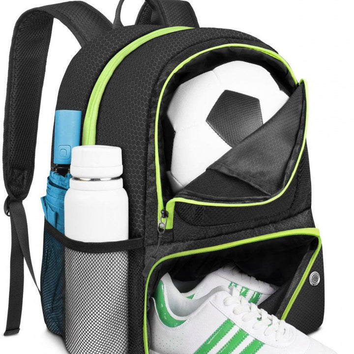 Sporty backpack with shoe compartment and drink compartment Stornfield