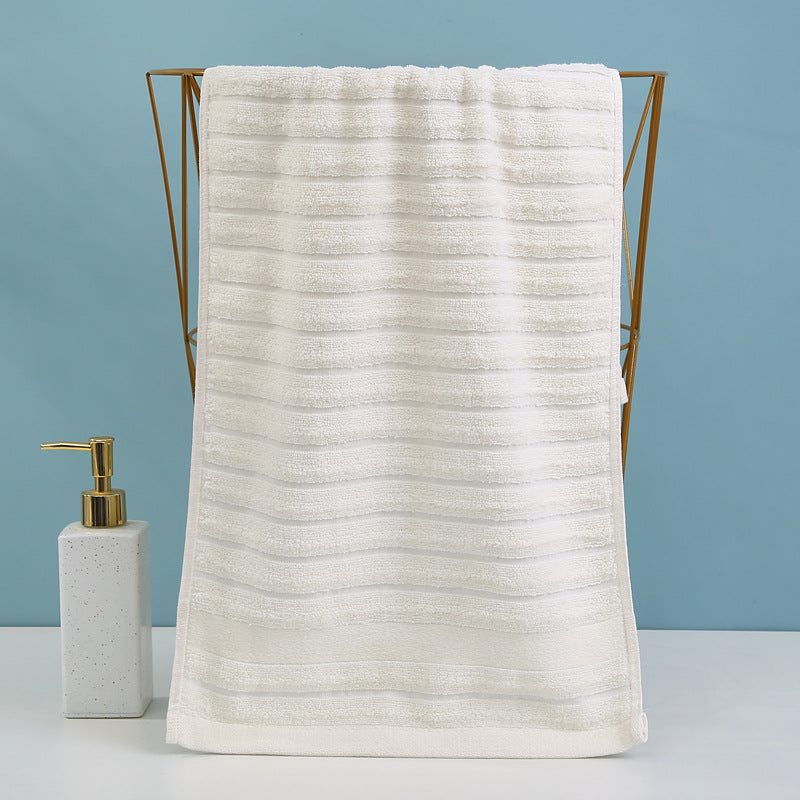 High-quality terry towel with decorative striped pattern Stornfield