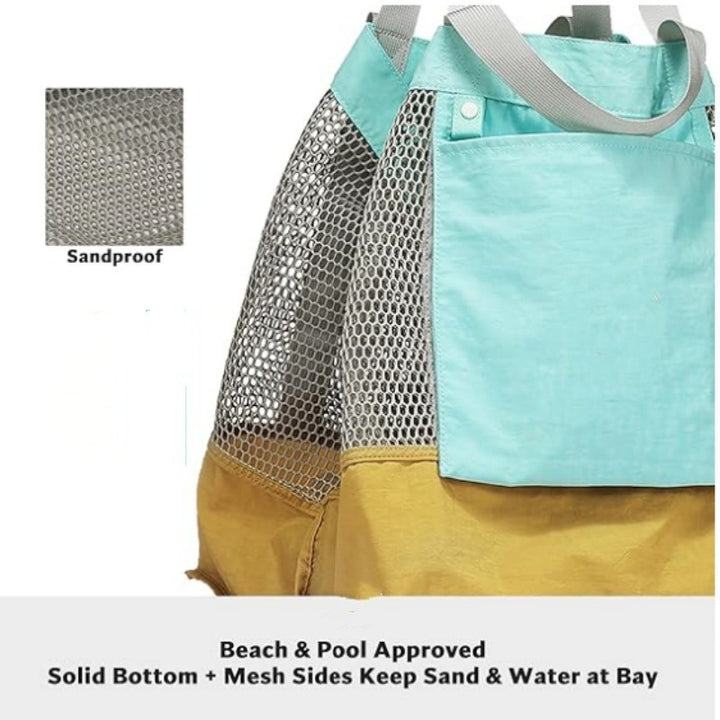 Spacious mesh tote bag with insulated inner compartment Stornfield