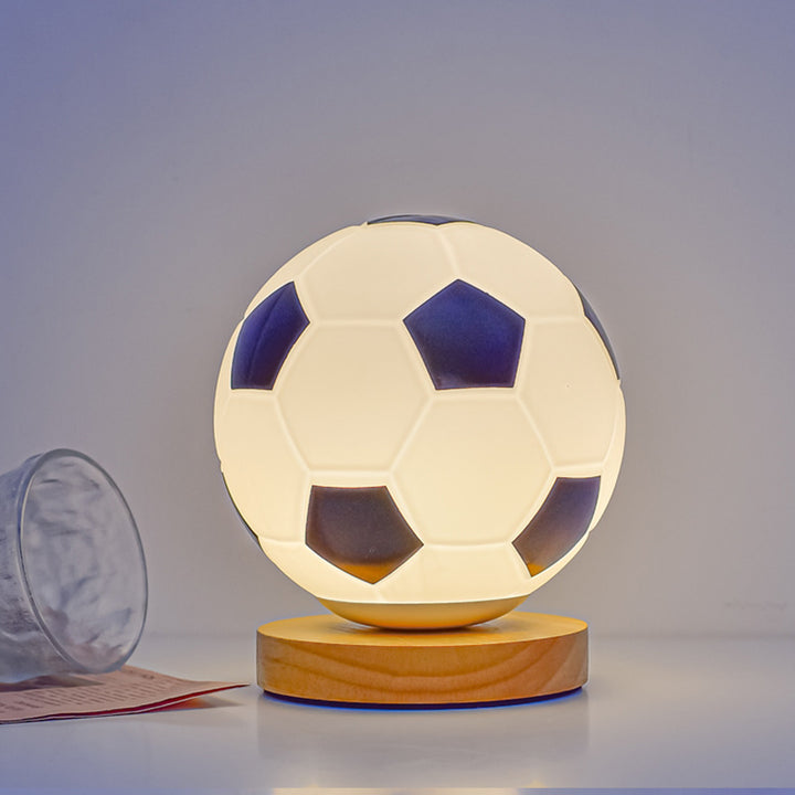 Soccer Ball Shaped Table Lamp