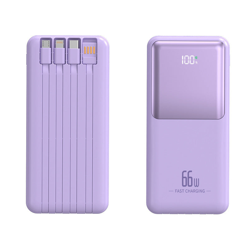 Portable power bank with integrated multifunction charging cable Stornfield