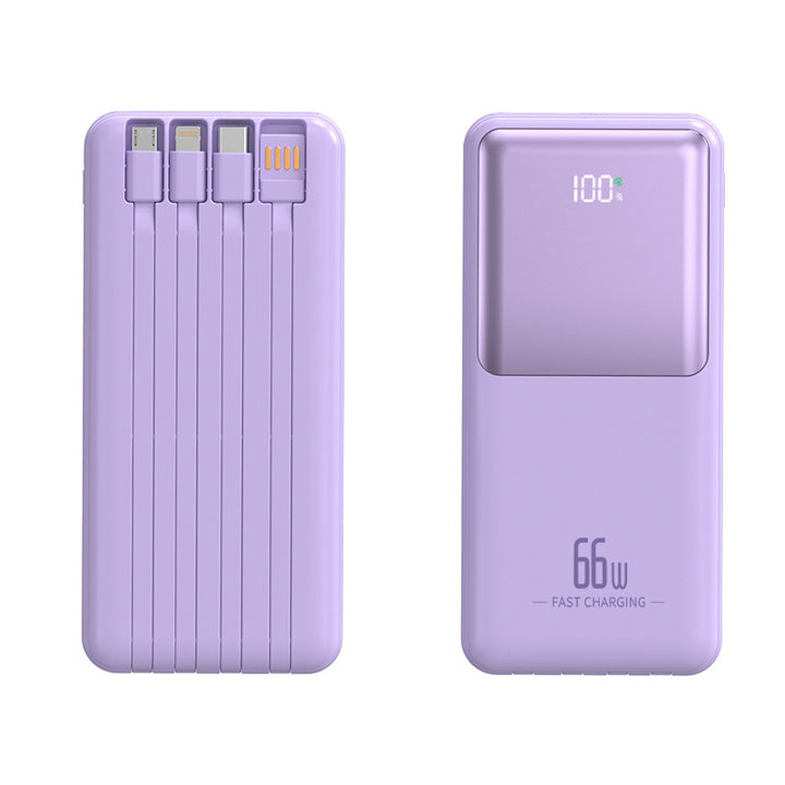 Portable power bank with integrated multifunction charging cable Stornfield