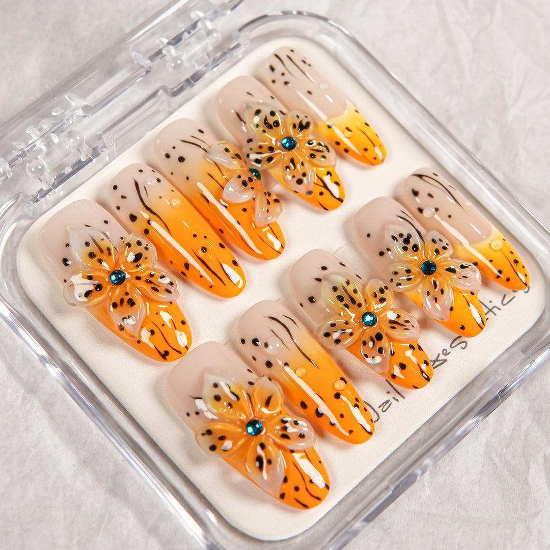 Decorative Ombre Nail Enhancements Set