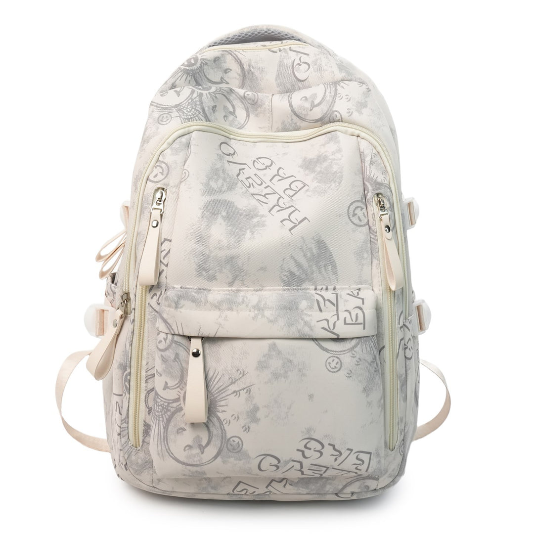 Versatile Multi-Pocket Backpack with Unique Prints Stornfield