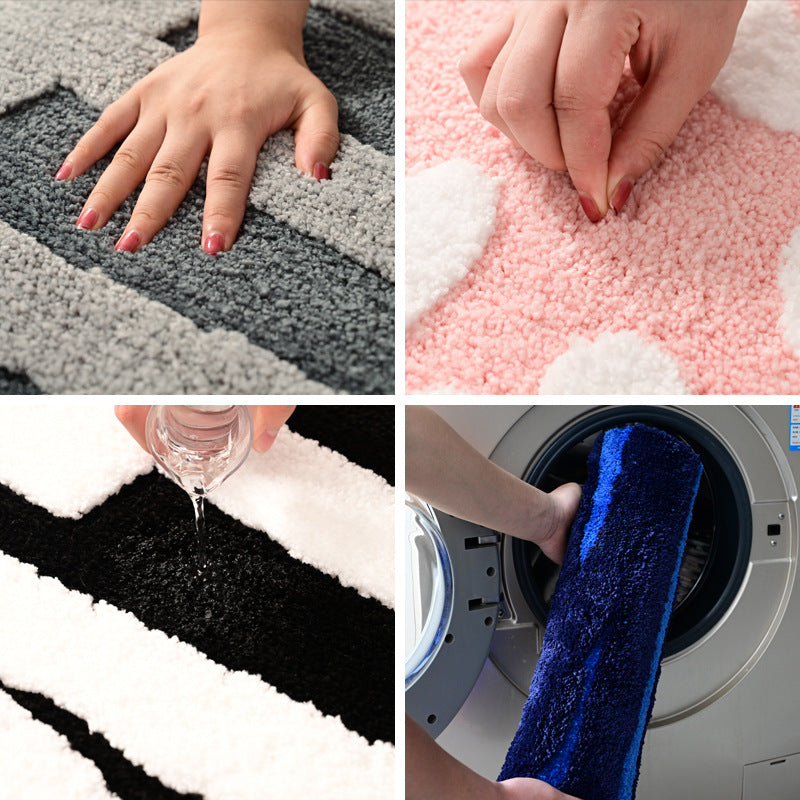 Modern Abstract Bath Mat Stornfield