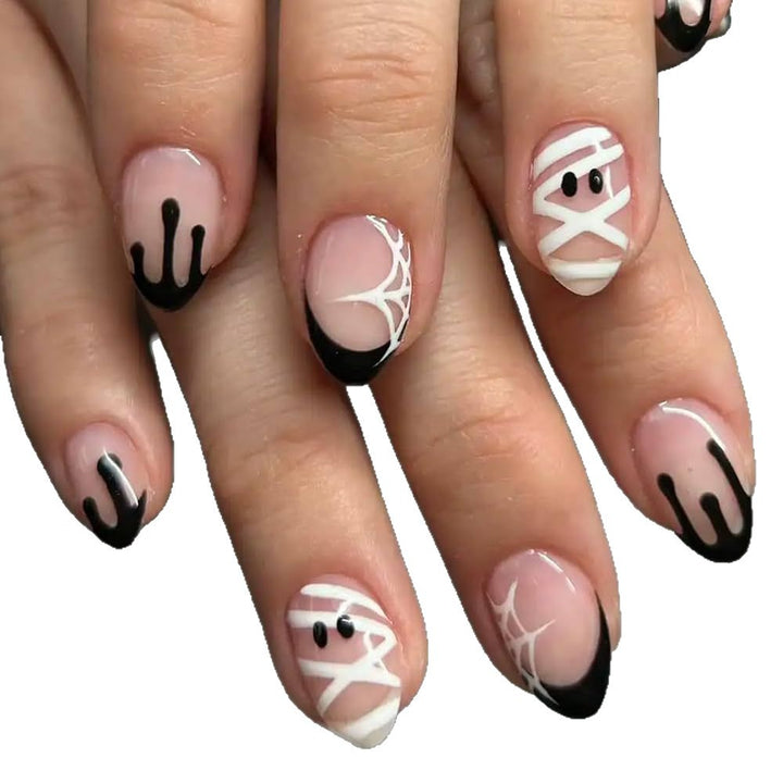 Creative nail art set with Halloween motifs Stornfield