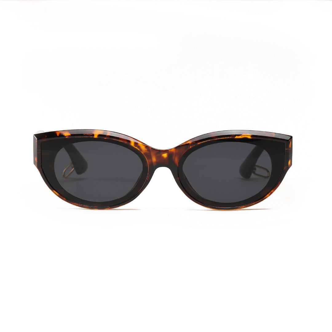 Women's fashionable sunglasses with transparent frame and UV protection Stornfield