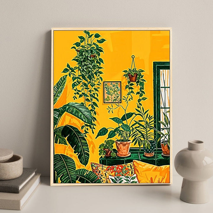 Cozy Floral-Themed Home Decor Art Print Stornfield