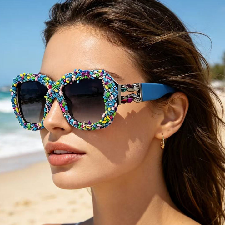 Women's sunglasses with creative candy trim Stornfield