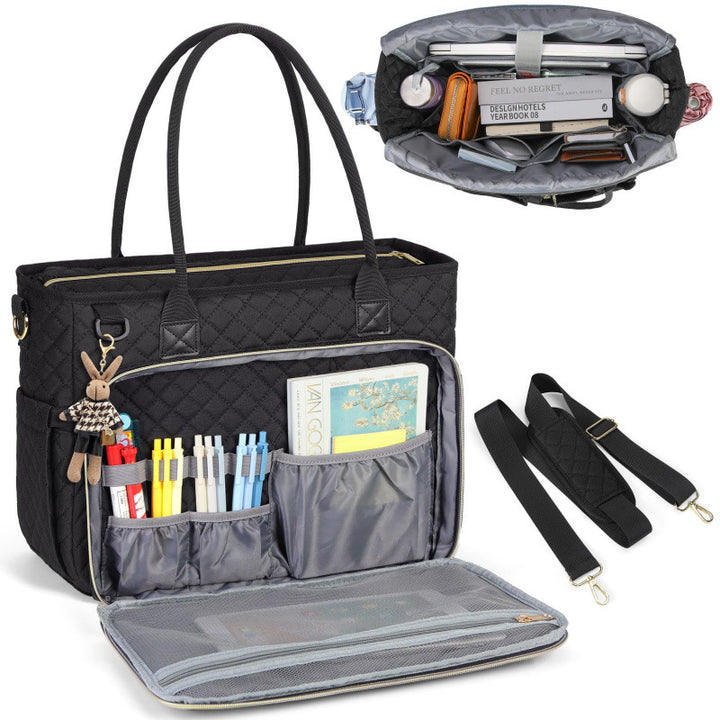 High-quality and multifunctional organizer shoulder bag Stornfield