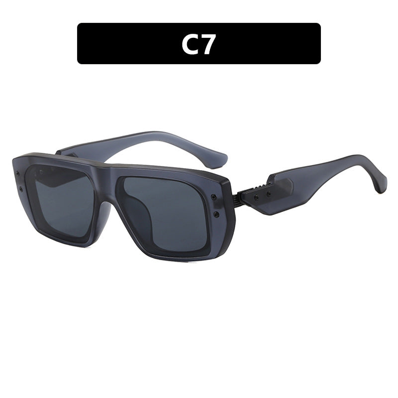 Women's fashionable square glasses with multicolored transparent frame Stornfield