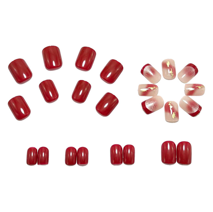Artificial nails with glamorous glitter accents Stornfield