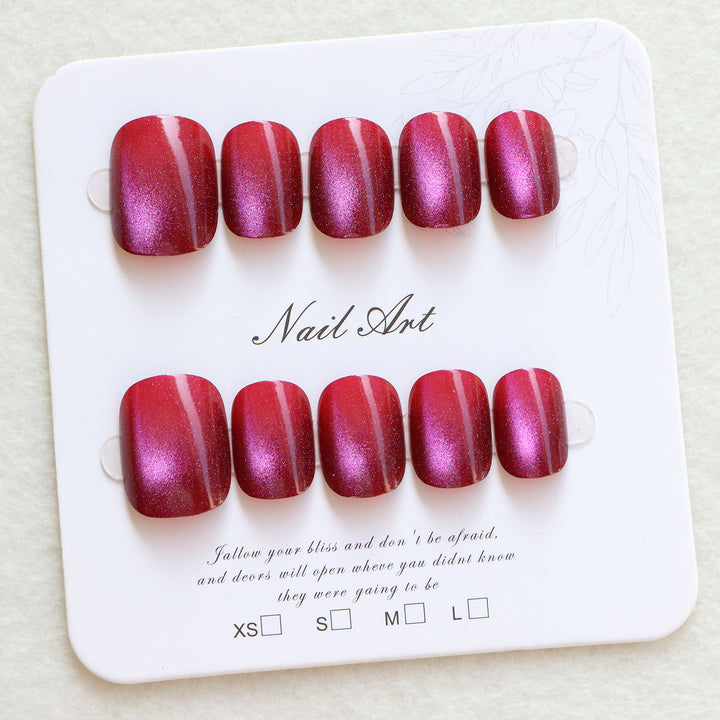 Glossy Press-On Nail Set Stornfield