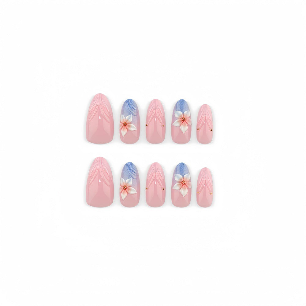 Artificial nails with floral accents Stornfield