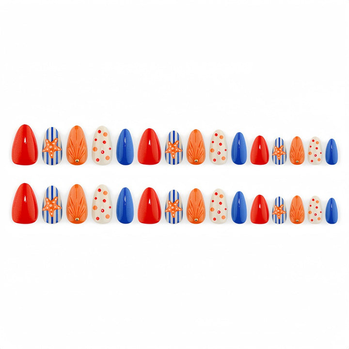 Artificial nails in playful summer design Stornfield