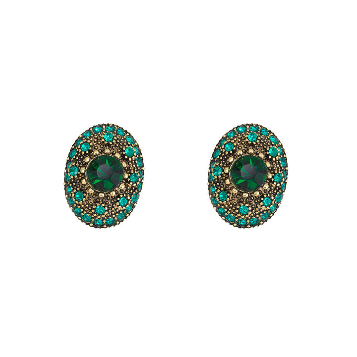 Sparkling stud earrings with intricate details Stornfield