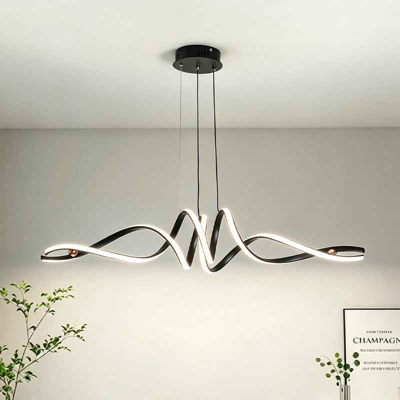 Contemporary Wave Pendant Light