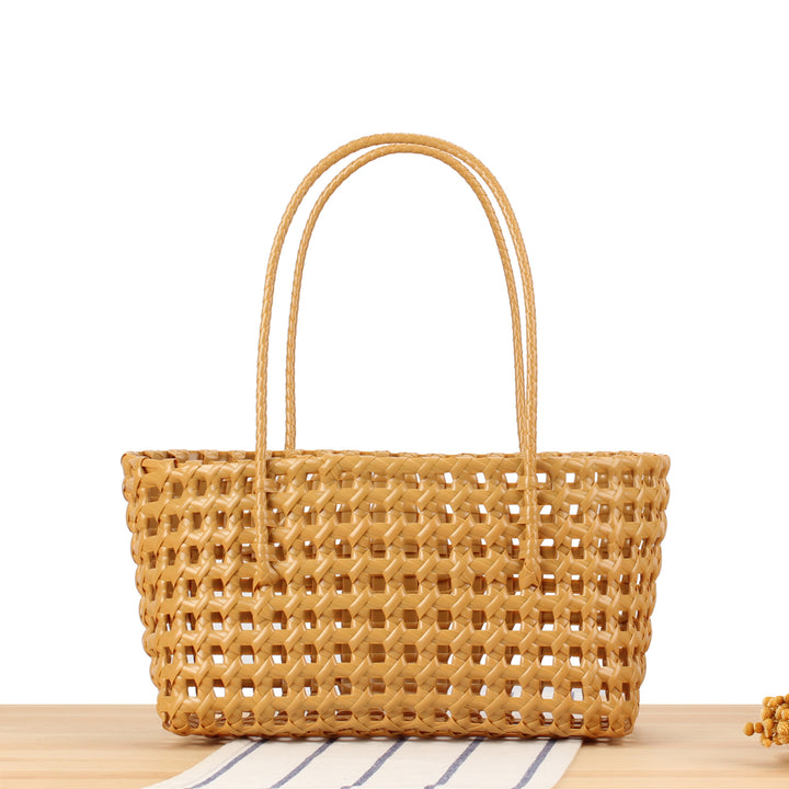 Stylish willow bag with modern grid design Stornfield