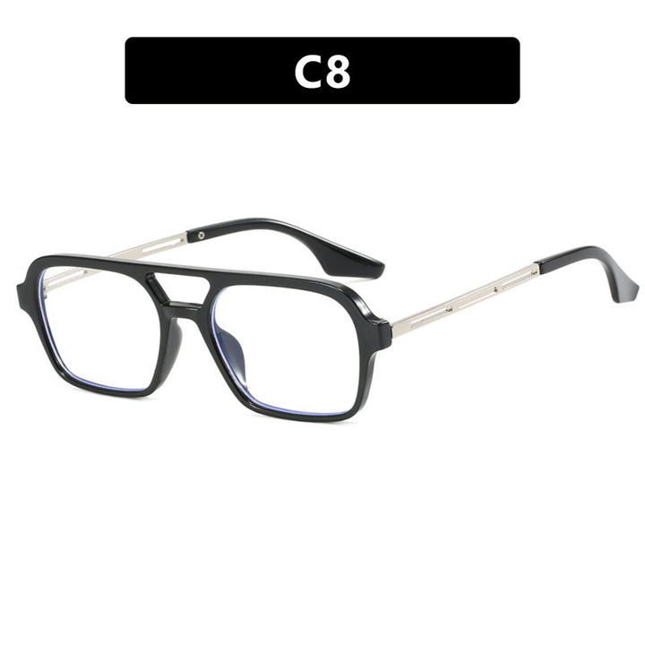 Women's striking square sunglasses with transparent frame Stornfield
