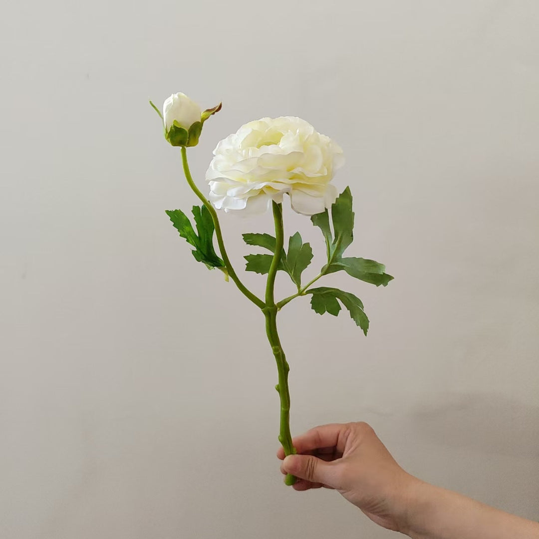 Premium Realistic Garden Rose Stem