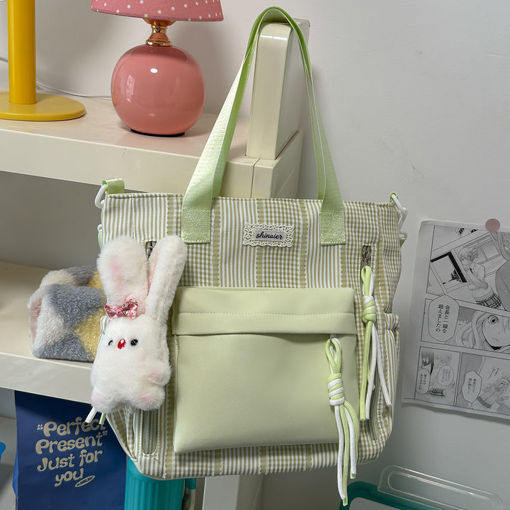 Multi-Functional Striped Backpack Stornfield
