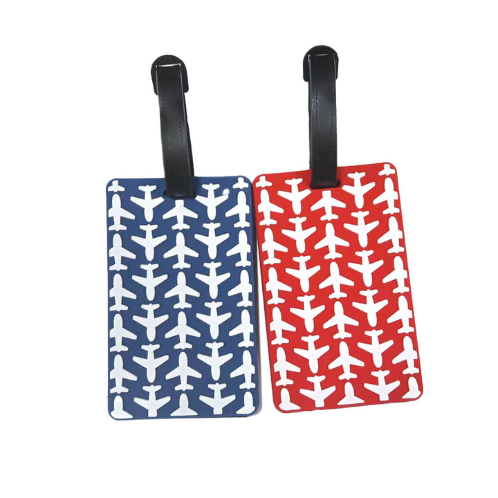 Unisex luggage tag in modern airplane design Bowlift
