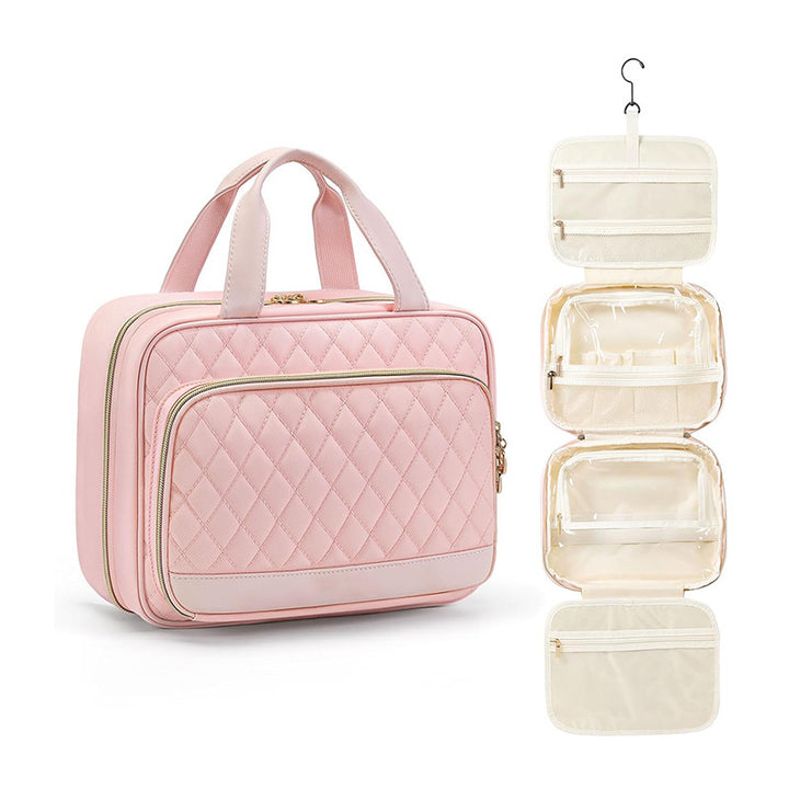 Padded Cosmetic Organizer Bag with Structured Exterior Stornfield