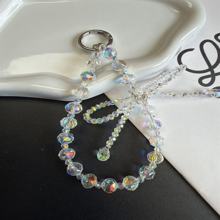 Elegant Crystal Beaded Charm Keychain Stornfield