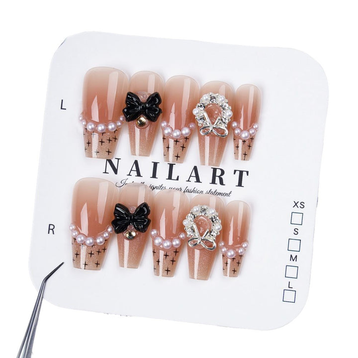 Glossy Gradient Press-On Nail Tips Stornfield