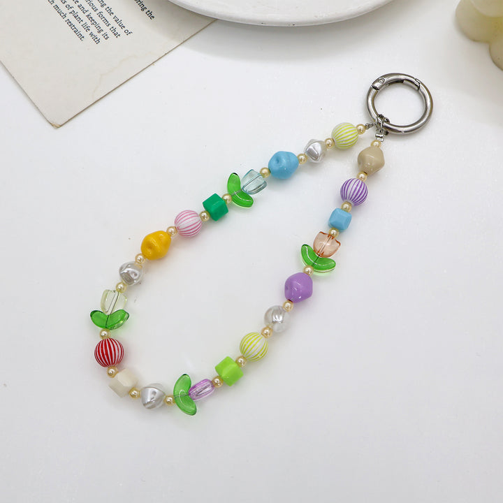 Beaded Eyewear Chain with Stylish Checker Design Stornfield