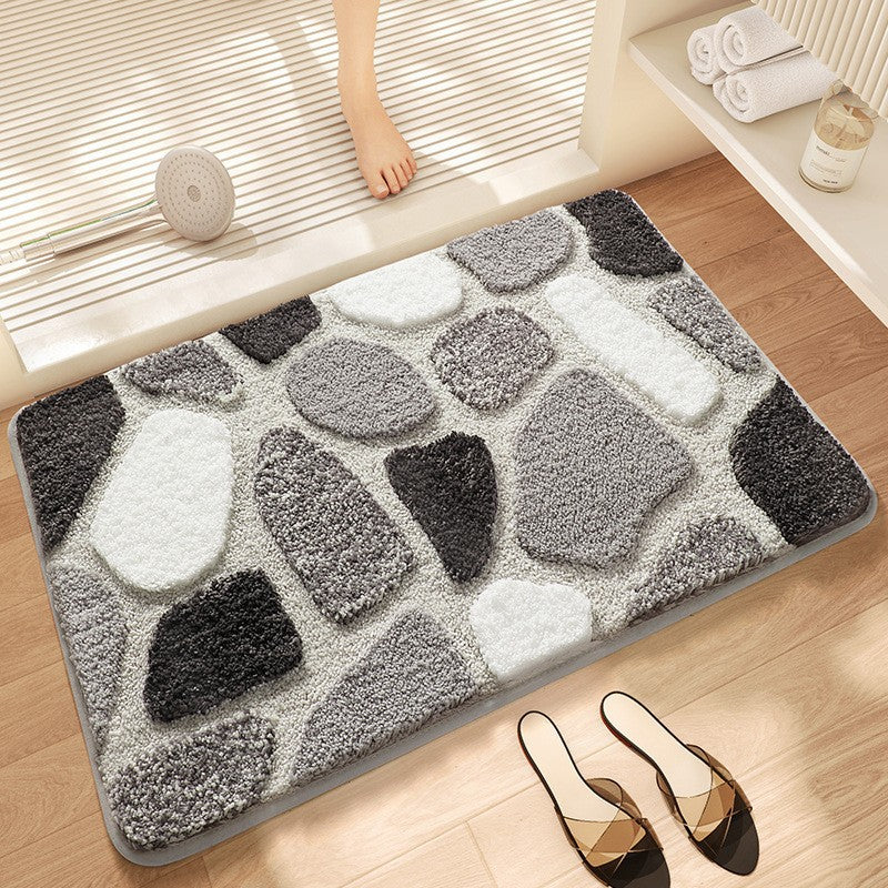 Whimsical Rainbow Bath Mat