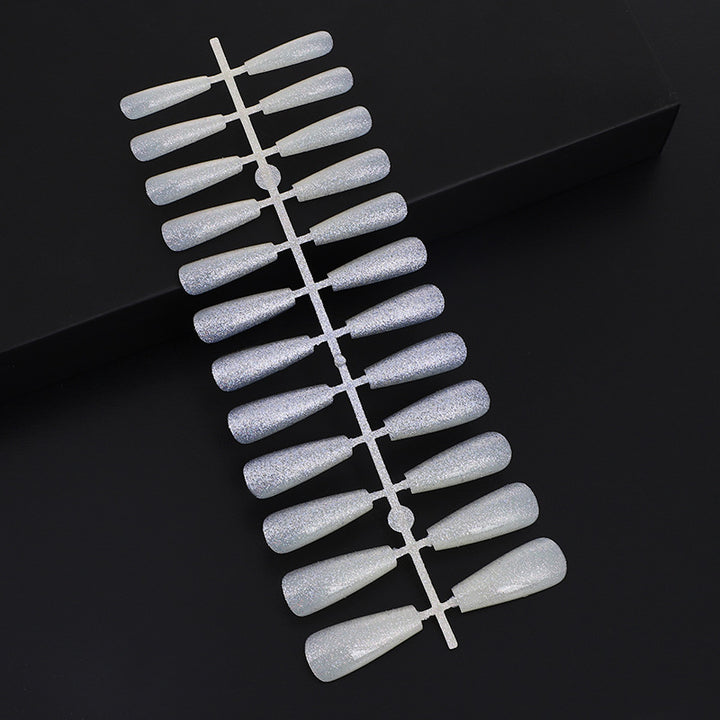 Nail art set with glitter and elegant transitions Stornfield