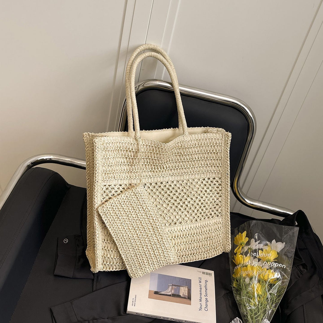 Handbag Made of Natural Weave Stornfield