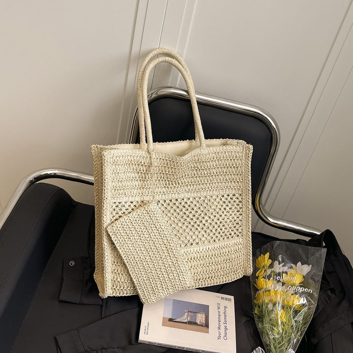 Handbag Made of Natural Weave Stornfield