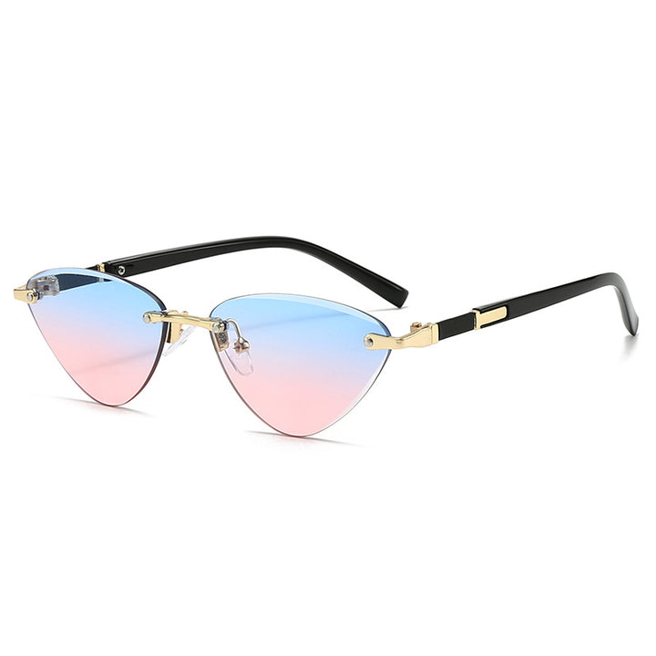 Ladies fashionable Cat-Eye sunglasses with elegant metal frame Stornfield