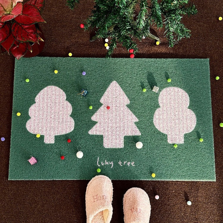 Holiday-Themed Welcome Mat